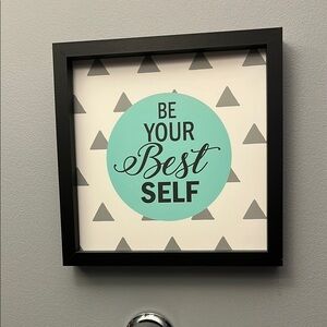 Black and Gray Motivational Wall Art